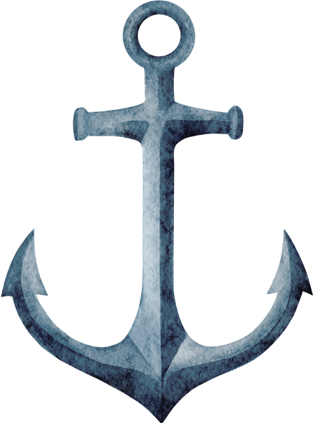 Watercolor Anchor Illustration