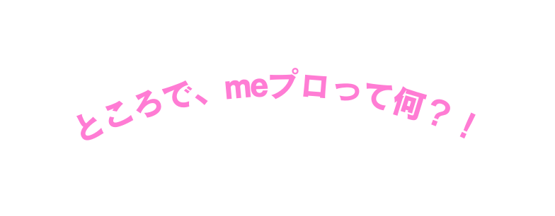 ところで meプロって何