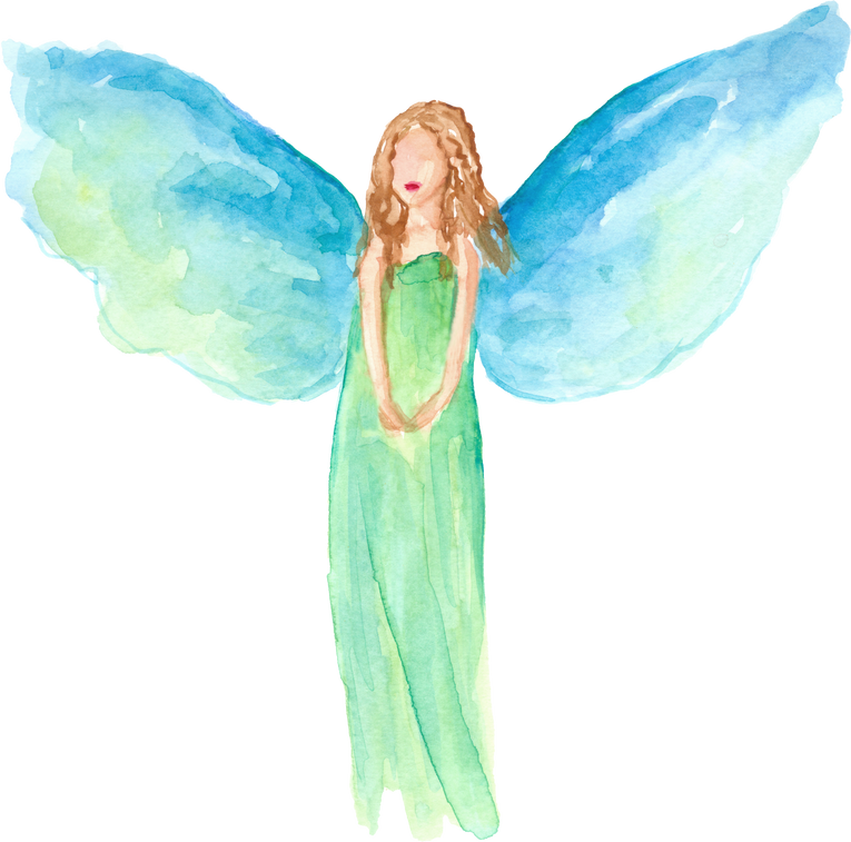 Aqua Green Angel